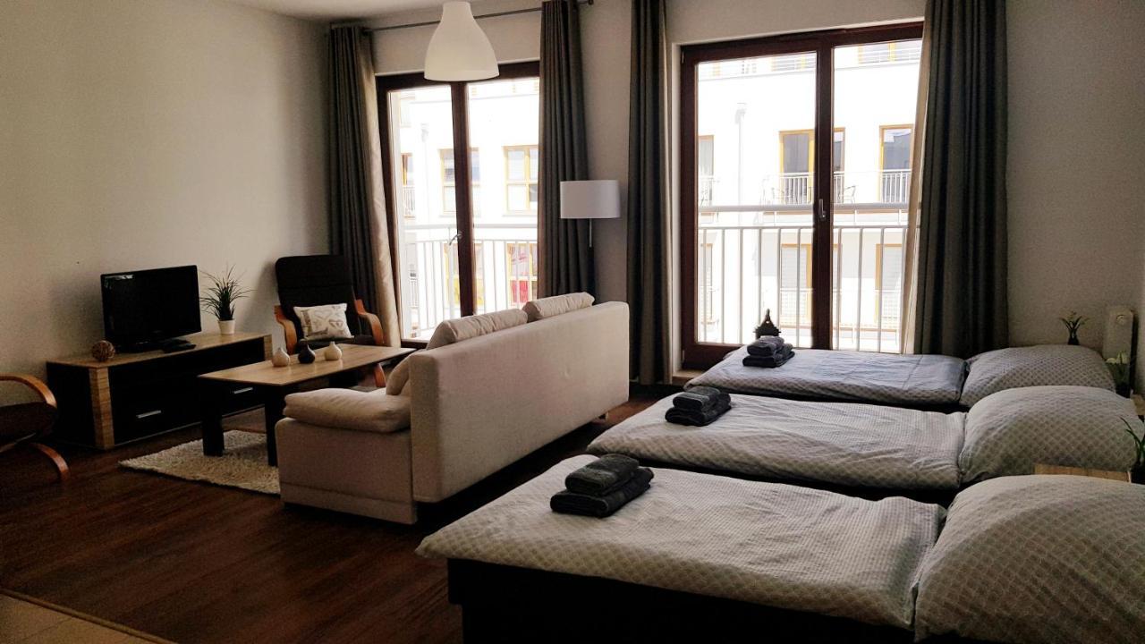 Apt With 6 Single Beds Swinoujscie Bagian luar foto